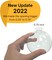 12 Pack 3.15 Inch Clear Glass Christmas Ornament Balls - Fillable Glass Ornaments for Crafts with Hanging Cord, Large 80mm Clear Ornament Balls for DIY, Glass Ornaments for Xmas Tree